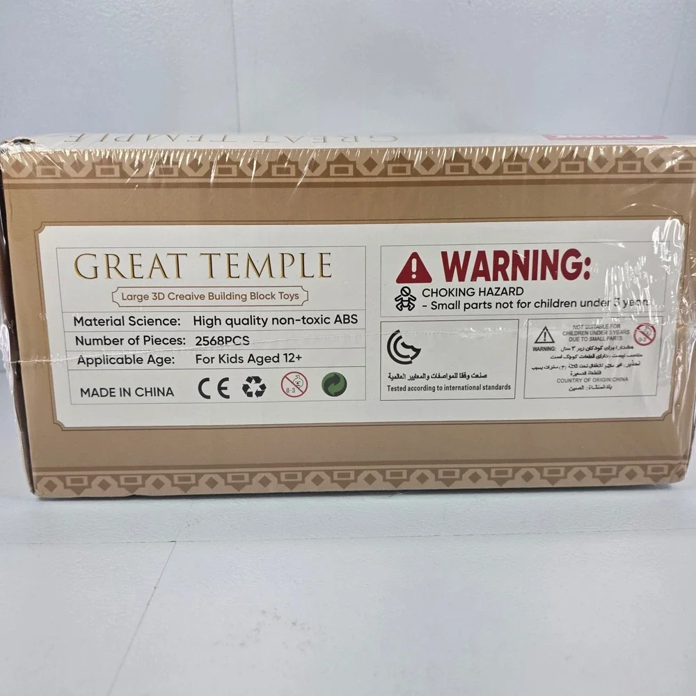 TOKMOC Great Temple 66049 Ancient Egypt 3D Building Block Set 2568‎ PCS New